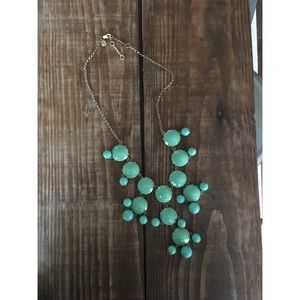 J. Crew statement necklace turquoise